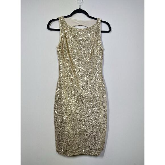 Lauren Ralph Lauren Dresses & Skirts - Women’s Lauren Ralph Lauren Sequin Open Back Knee Length Cocktail Dress Size 2